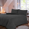 FLANNEL PLAIN DUVET COVER SET