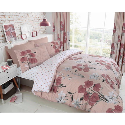 The POPPY Duvet Cover Set features a luxurious blush pink color and is made from premium quality material. The material is lightweight yet durable for long lasting comfort and use. Complete your bedroom look with this beautiful set and enjoy the comfortable night's sleep.