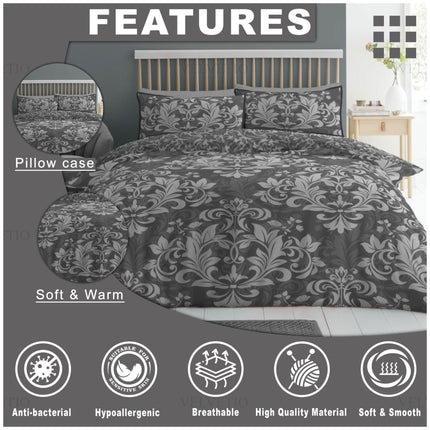 Ananias Damas Duvet Cover Set Features