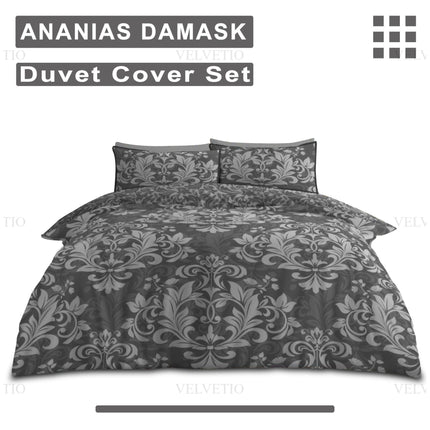 Ananias Damas Duvet Cover Set Reversible