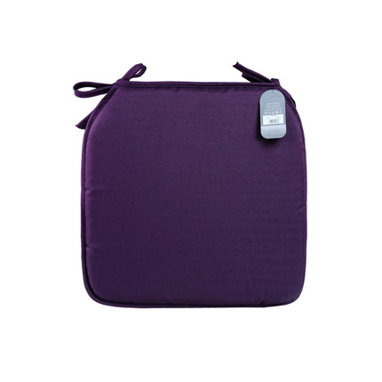 The Chair Pad in Aubergine Color is designed to provide maximum lumbar support and ensure proper posture. It helps reduce strain on your muscles, joints, and bones, and prevents lower back pain. It's comfortable and stylish, perfect for your home or office.