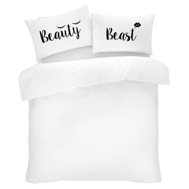 The NOVELTY PILLOWCASE offers ultimate softness and protection for your pillow, featuring Beauty & Beast Design that not only looks attractive but provides a comfortable feel. Crafted from durable fabric, it helps to keep your pillow safe from dust, dirt, and grime.