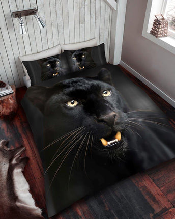 Bring the wild and heroic character of the Black Panther to your bedroom with this 3D PREMIUM duvet cover set. Crafted from high quality material, the duvet cover set ensures longevity and superior comfort. Bring a unique flair to your home decor with this eye catching and bold design.