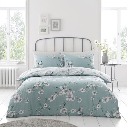 Experience a luxurious rest in the BIRDIE BLOSSOM Duvet Cover Set. This set is crafted from premium quality materials for lasting comfort and features a beautiful duck egg color to enhance any bedroom decor. Enjoy supreme comfort and quality each night.