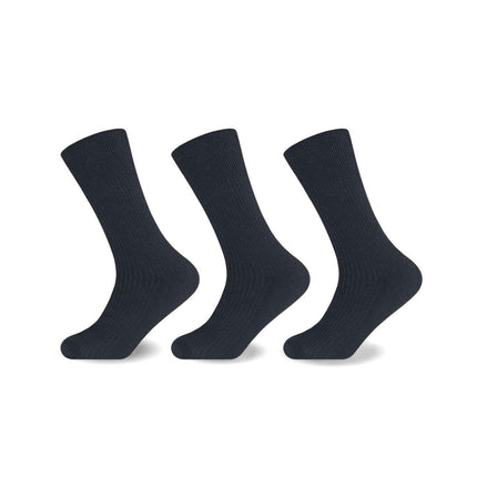 These 100% Cotton Non Elastic Socks are the perfect solution for those with sensitive skin, diabetic conditions, and other health concerns. The wide top and breathable fabric ensure maximum comfort and breathability. The black color offers a classic look.