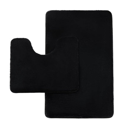 Our FAUX FUR BATH MAT offers superior softness and comfort with its anti-slip design, high quality material, and extra long pile. This long-lasting and durable mat is water absorbent and hypoallergenic, making it safe and perfect for any bathroom. Plus, it's easy to clean and machine washable. Get the perfect Black mat to complete your bathroom today.