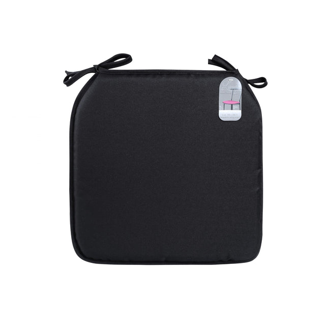 This chair pad is designed to provide lumbar support for ergonomic posture and reduce stress on the body. Its black color helps it blend in with any décor while it cushions and supports your muscles, joints, and bones to help prevent lower back pain.