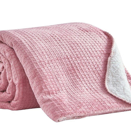 WHISION is a high-quality sherpa fleece, renowned for its warmth. It is also highly moisture-resistant and reacts well to spot treatments. This product comes in a beautiful shade of Blush Pink.