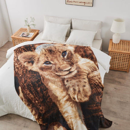 Create a unique space with this customized 3D Animal Print Throw. Its 3D Cub look adds texture and depth to any living room or bedroom. Choose from a wide range of designs to make your décor stand out.