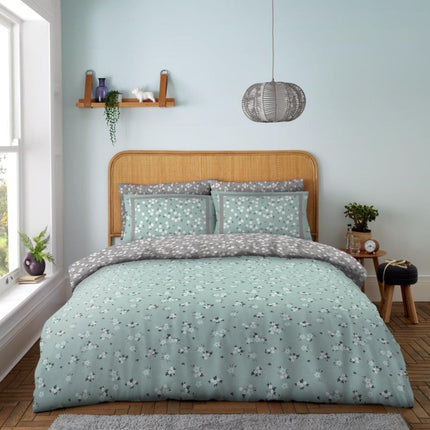 This DITSY FLOWER duvet set is perfect for creating a cozy and inviting bedroom. It features a unique green ditsy floral pattern that provides a subtle touch of color and texture. The high-quality cotton blend used to create the duvet set is soft, durable, and easy to care for. It is the perfect way to add a touch of style to your bedroom without sacrificing comfort.