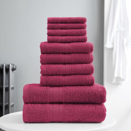 Discover the perfect blend of comfort and luxury with our super soft and extra absorbent Toronto Towel Bale Set. Crafted from premium 100% Egyptian cotton with a 400 GSM, these bales provide a luxuriously soft touch, while the hypoallergenic design makes them gentle on skin. With 18 different colors to choose from, these sets contain 4 face towels, 4 hand towels, and 2 bath towels. Luxury, performance, and beauty: the Toronto Towel Bale Set has it all.