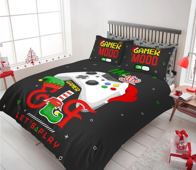 Redefine your slumber with the GAMER ELF Duvet Cover Set. Crafted with premium grade fabric, the set includes a duvet cover with a multi color design. Soft and luxuriant, the set is an excellent choice for those seeking cozy comfort. Let your bedroom reflect your style with the GAMER ELF Duvet Cover set.