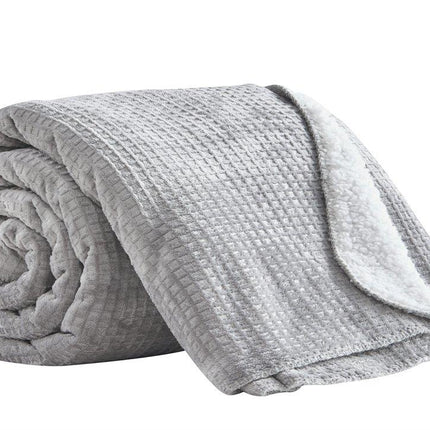 Stay warm with WHISION, made of Sherpa fleece which is widely regarded as the warmest fleece option. It's also moisture resistant, so it easily repels water and responds well to spot treatments. Enjoy the snuggly warmth of WHISION in Grey.