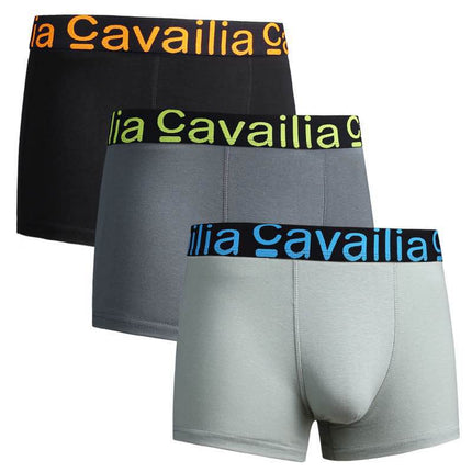 Our exclusive brand ``Cavailia'' is printed on the waistband of boxer shorts, and a variety of designs such as polka dots, solid colors, and linings are used to create beautiful and attractive colors.