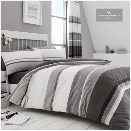 The HUDSON Duvet Cover Set features a timeless grey color that adds a sophisticated look to any bedroom. High quality fabric ensures a soft and comfortable sleep experience. Easy to care for and durable, this set is perfect for a peaceful night's rest.