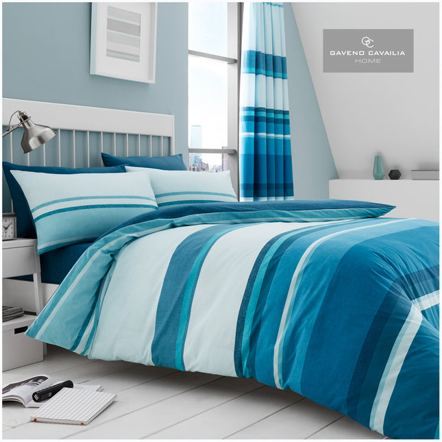 The HUDSON Duvet Cover Set is sure to transform the look of your bedroom. Made from soft, luxurious Polycotton fabric, this set features a beautiful teal hue that will enrich any room with style and comfort.