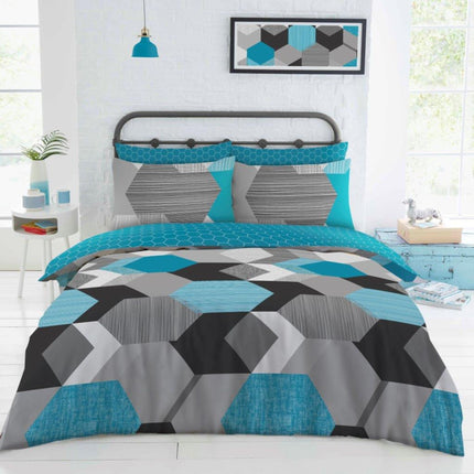 The JAKE Duvet Cover Set is the perfect addition to any bedroom. This cozy set is made from a cotton and polyester blend, offering durability and comfort. The blue hue will add a subtle pop of color to your decor. Get a good night's sleep and rest in luxury with JAKE.