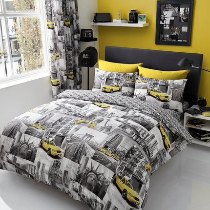 The NEW YORK PATCHI Duvet Cover Set is perfect for giving your bedroom a modern makeover. Crafted from quality materials, this duvet cover set is designed for maximum comfort and durability. 