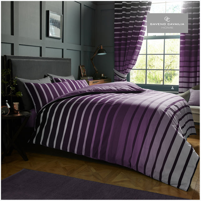 This luxurious OSCAR Duvet Cover Set is sure to add a touch of elegance to any bedroom. Crafted from a soft and breathable polycotton material, this set comes in a stunning purple color for a bright and vibrant look