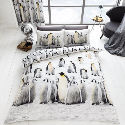 Our 3D PREMIUM Duvet Cover Set is the perfect way to enhance your bedroom. Featuring a beautiful Penguin Pattern, the set is crafted from premium polyester fabric for a luxurious feel and superior durability. Machine washable, this set is sure to become a cozy favorite.