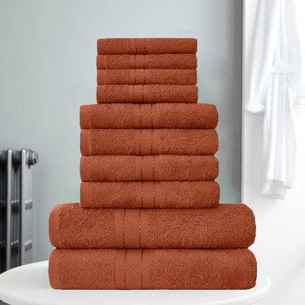 Experience luxury and comfort with the Toronto Towel Bale Set. Crafted from 100% Egyptian cotton, the 4-Face, 4-Hand, and 2-Bath sets provide extraordinary absorbency and softness for a truly luxurious feeling. Available in 18 different colors, this 400 GSM hypoallergenic towel set is perfect for any bathroom.