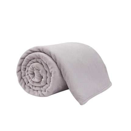 This premium-grade Sherpa fleece throw is the perfect addition to any home. Crafted from luxuriously soft flannel, the versatile throw can be used on beds, over sofas, and more. With its silver color, it adds a touch of sophistication and style to any decor.