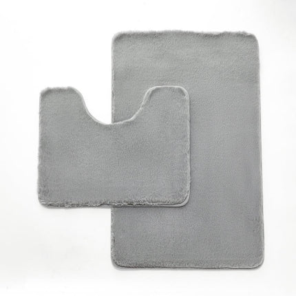 This high-quality FAUX FUR BATH MAT is perfect for any bathroom. The long, luxurious pile is anti-slip, water absorbent and hypoallergenic, providing comfort and safety while in the bathroom. It is made from a durable, long-lasting material, and is machine washable for easy maintenance. Get the perfect combination of style and practicality with this grey FAUX FUR BATH MAT.