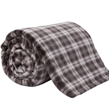 Our WIBER TARTAN blanket adds a timeless sophistication to any home. Crafted with a classic tartan check pattern, it features a colorful charcoal hue that will instantly elevate any interior. Soft and warm, you'll love cozying up with this elegant blanket.