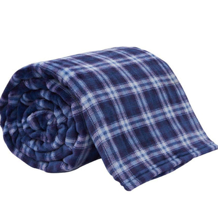 Our Wiber Tartan Check Blanket is ideal for adding an elegant touch to your home decor. Crafted with sophisticated design and vibrant color, this Navy check blanket is sure to become a stylish focal point in your living room, bedroom, or guest room.