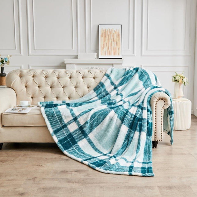 Experience extra warmth and comfort with this Teddy Windsor Check Throw. Crafted from soft, plush fabric, the throw is perfect for snuggling into on cold days and nights. The fabric is durable and lightweight, making it easy to transport or store. Enjoy luxurious softness and cozy warmth.