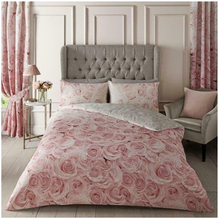 The BELLEROSE Duvet Cover Set is an excellent choice for those looking to add a touch of class to their bedroom. Crafted from high-quality polyester and cotton fabric, this stylish set comes in a beautiful pink color, perfect for adding a dash of vibrancy to any space. Its breathable construction not only gives you a good night’s sleep, but also makes it incredibly easy to clean and maintain.