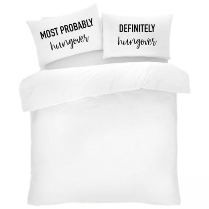 The NOVELTY PILLOWCASE offers comprehensive protection for your pillow, guarding against dust, dirt, grime and unwanted oils. Its comfortable material and attractive hungover design provide a luxurious look and feel.