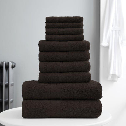 Experience the superior softness and absorbency of the Toronto Towel Bale Set, crafted from luxurious 100% Egyptian Cotton. This set includes 4 face, 4 hand, and 2 bath towels, with 18 different colors to choose from and a 400 GSM hypoallergenic fabric for extra safety. Enjoy the ultimate comfort and quality!