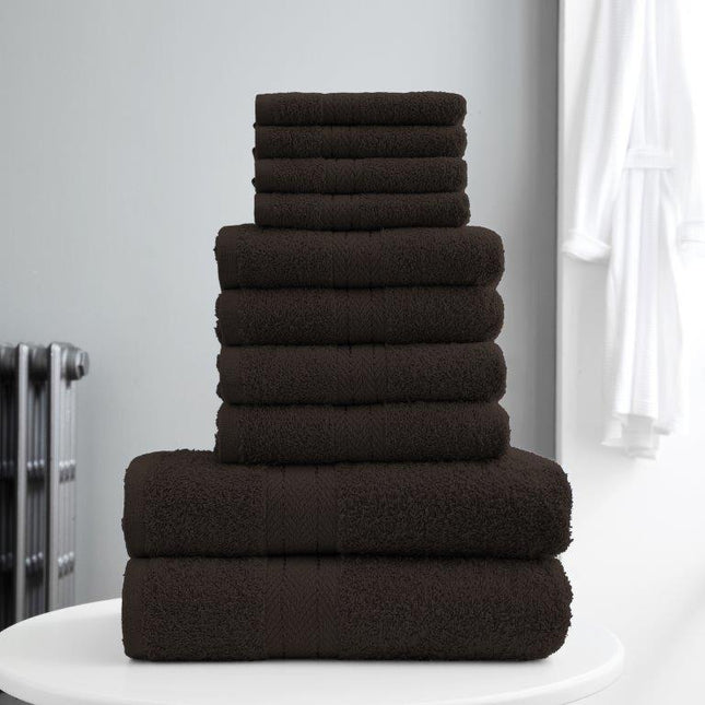 Experience the superior softness and absorbency of the Toronto Towel Bale Set, crafted from luxurious 100% Egyptian Cotton. This set includes 4 face, 4 hand, and 2 bath towels, with 18 different colors to choose from and a 400 GSM hypoallergenic fabric for extra safety. Enjoy the ultimate comfort and quality!